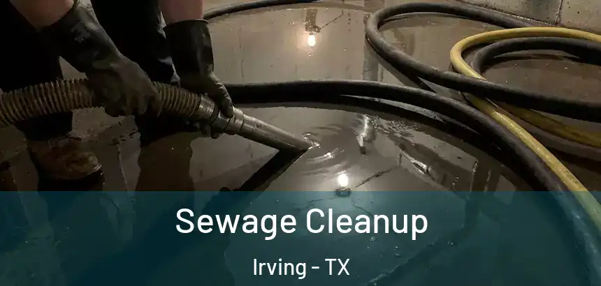  Sewage Cleanup Irving - TX